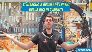 TUTORIAL REGOLAZIONE FRENI BICI: TRUCCHI E SEGRETI DEL LABORATORIO # DECATHLON - YouTube