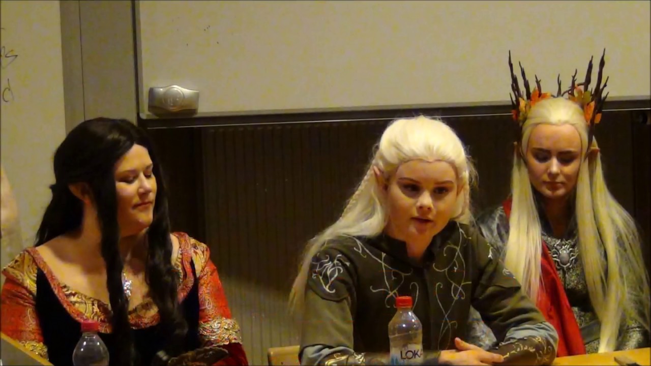 Hobbit/Lord of the ring panel. Närcon Summer 2016 part1