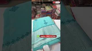 കിടിലം കോട്ടൺ സിൽക്ക് സാരികൾ 💝| Kerala Special | Wholesale Saree Manufacturer | Pure Cotton Sarees screenshot 3