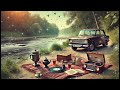 "Ретро отдых у реки – джаз, пение птиц и релакс"