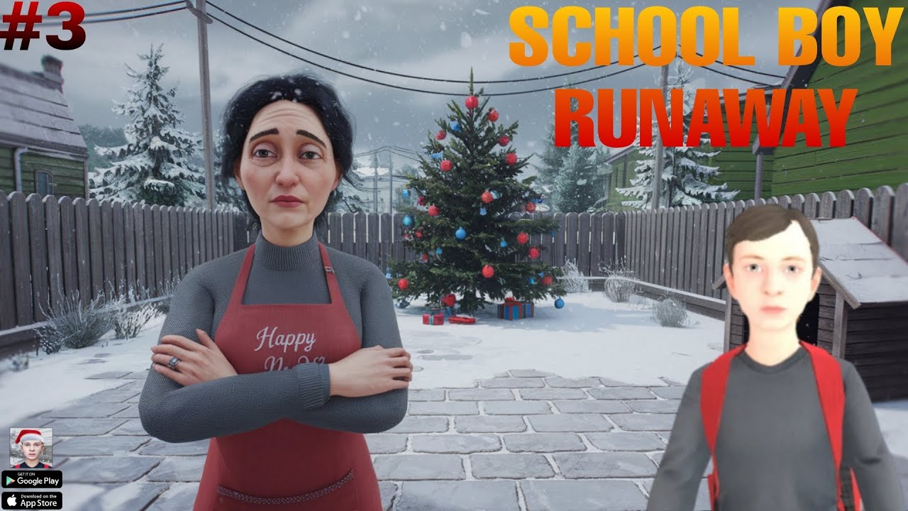Runaway Mom School Boy Runaway -Mom Ko Kiya Tourcher 😨 Gameplay Walkthrough Part 3 ...