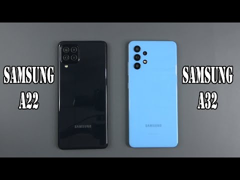 Samsung Galaxy A22 vs Samsung Galaxy A32 | SpeedTest and Camera comparison