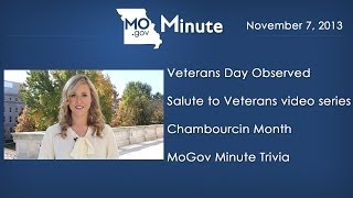 MoGov Minute - November 7, 2013