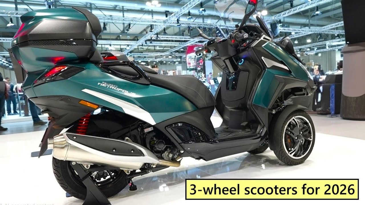 3-Wheel scooters for 2026