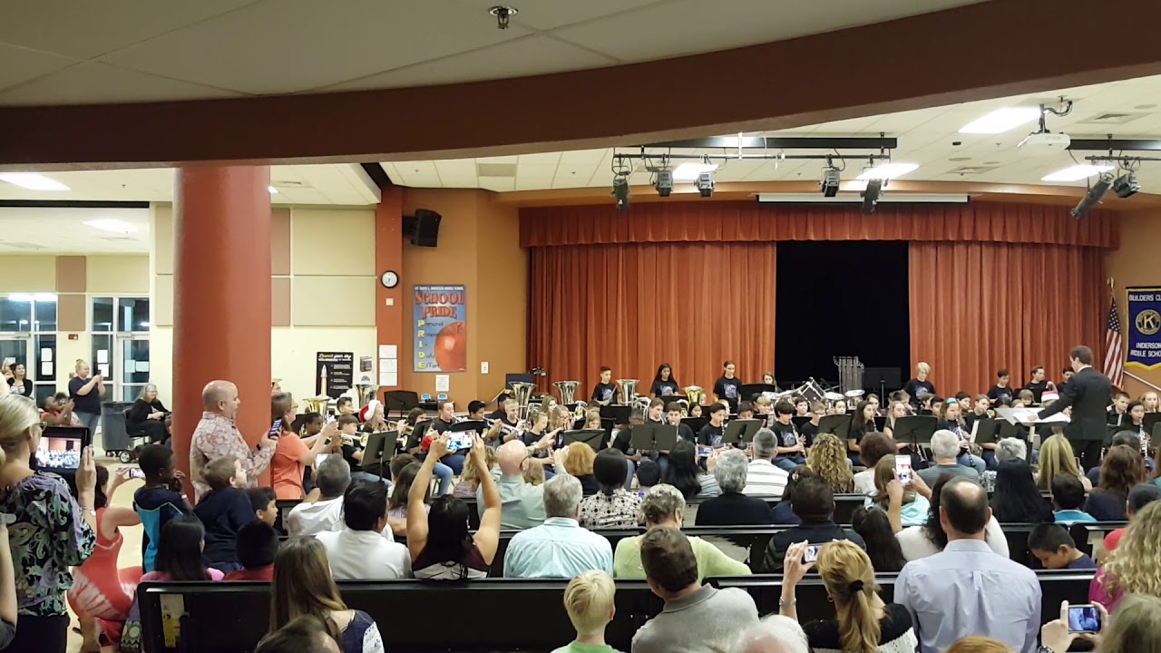 Anderson Middle School Band in Stuart on 12/15/2016 YouTube