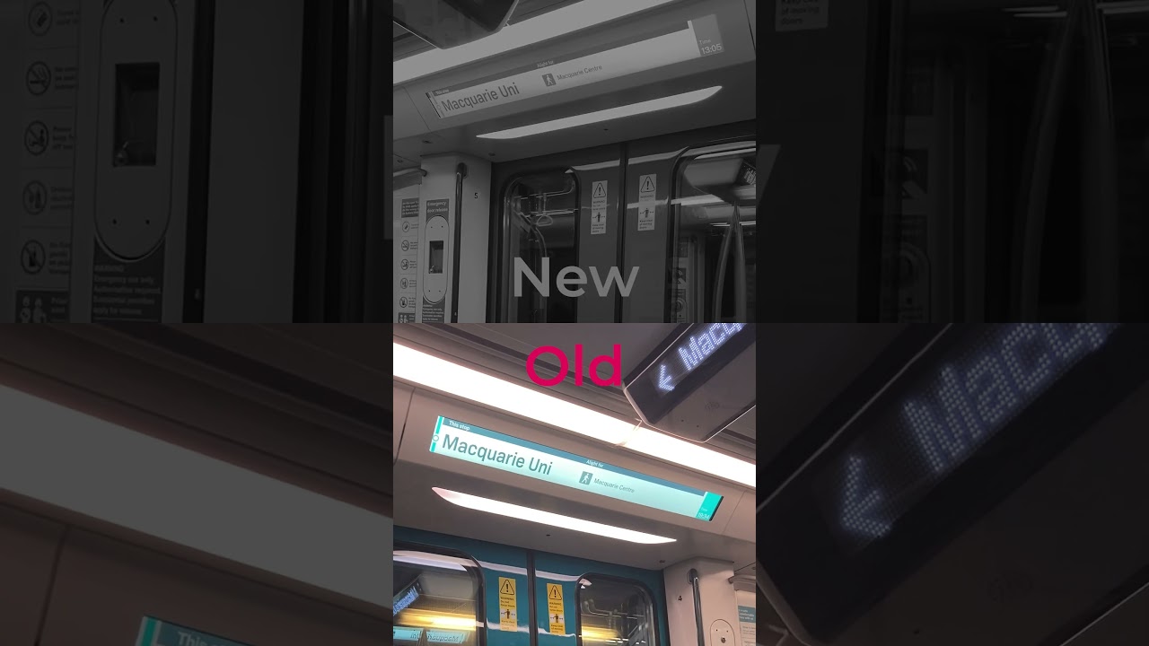 New vs Old: Macquarie Uni Metro Announcement - Spot the Difference!
