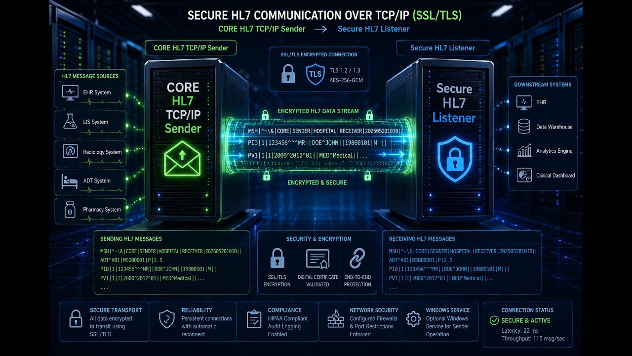 Ssl Over Tcp Send HL7 Over a SSL/TLS Encrypted TCP/IP Connection - YouTube