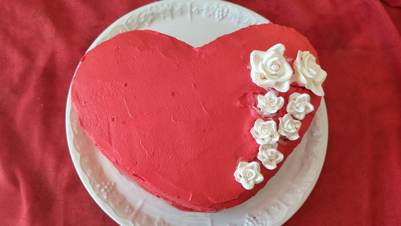 Torta cuore rosso per San Valentino 