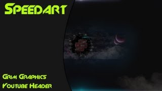 One Channel Header Speedart | Grim Graphics