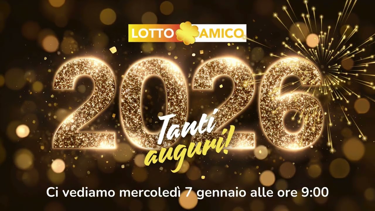 🎆 LottoAmico – Tanti auguri di Buon 2026!
