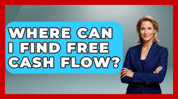 Where Can I Find Free Cash Flow? | Stock and Options Playbook
