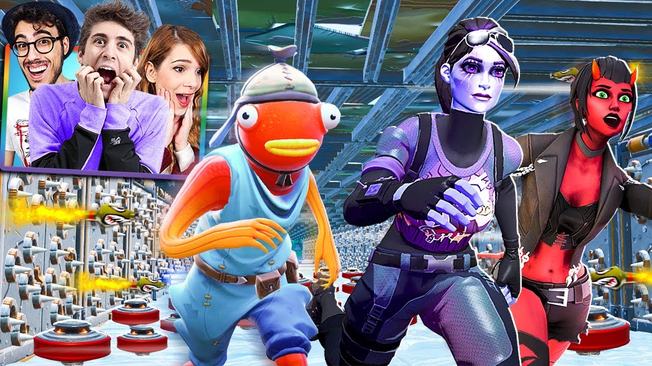 FORTNITE: CIZZORZ FUN ESCAPE!! - w/Two Players One Console italy map