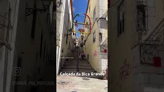 Lisboa - Calçada da Bica Grande em Lisboa - Portugal