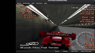 Hot Lap  Suzuki Escudo Pikes Peak- Gran Turismo 2 Aspec - Volta Rápida Red Rock Valley 50.570
