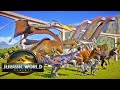 Jurassic World Rebirth Dinosaur Battle Each other for Supremacy, who will rule JWE2 Park?