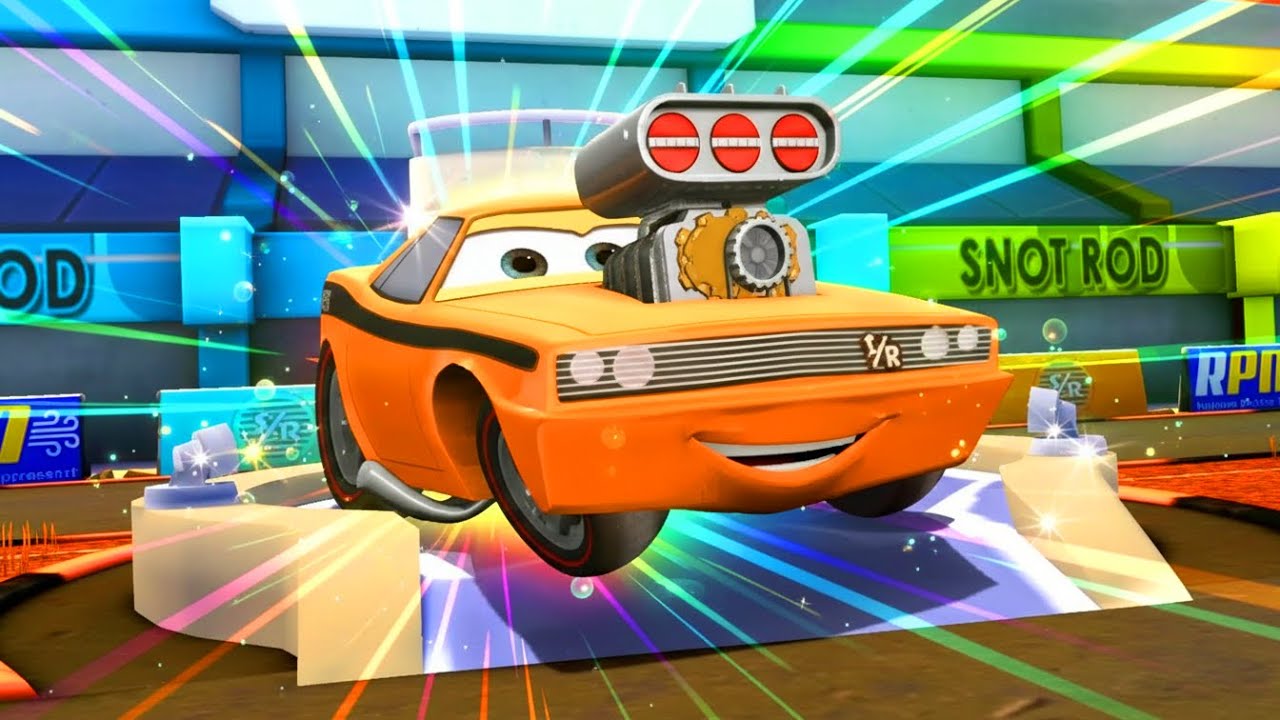 Cars 2: Fast Lightning - Shot Rod all skin's gameplay