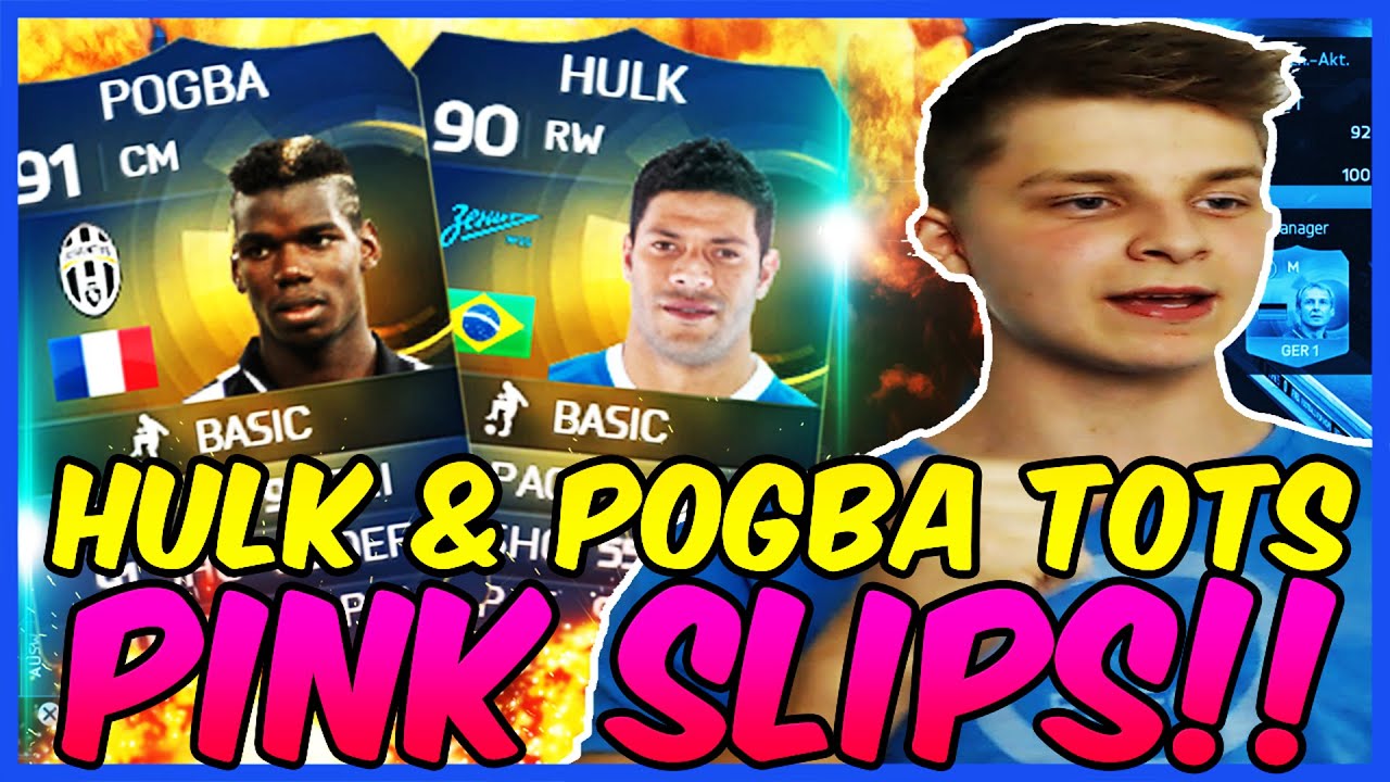 FIFA 15 ULTIMATE TEAM (DEUTSCH) - 3.5 MIO COINS PINK SLIPS (DEUTSCH) - HULK & POGBA TOTS