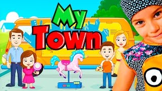 СМЕШНОЕ ВИДЕО для детей Новый мультик ПРО МАГАЗИНЫ детская игра My Town screenshot 4