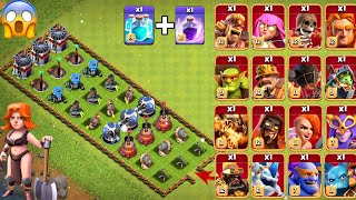 Impossible Base vs Super Troops Who Can Survive 😧 #experiment part 5