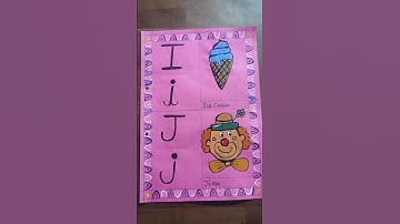 Handmade Alphabet Book 💕 || #shorts#youtubeshorts#diy#painting#fypシ゚#fyp#handmade#school#schooltime