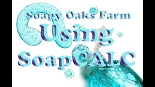 Soapy Tips: How To Use SoapCALC