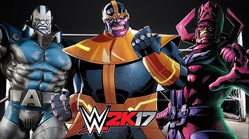 APOCALYPSE vs GALACTUS vs THANOS | WWE 2K17