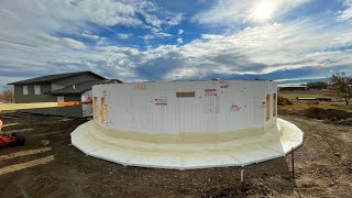 Building Process: Stacking ICF Walls