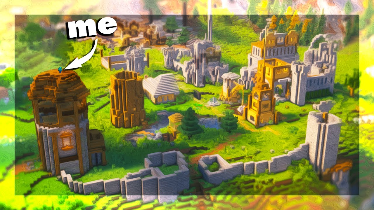 Building A Minecraft Kingdom With No Plan - YouTube