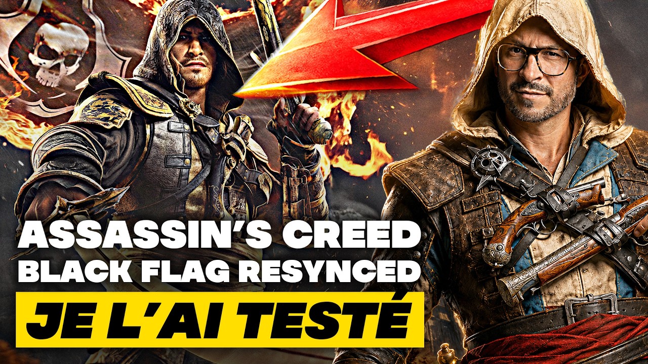 Assassin's Creed Black Flag Resynced 🏴‍☠️Je l'ai TESTÉ en Avant-Première : AVIS + GAMEPLAY 4K INÉDIT