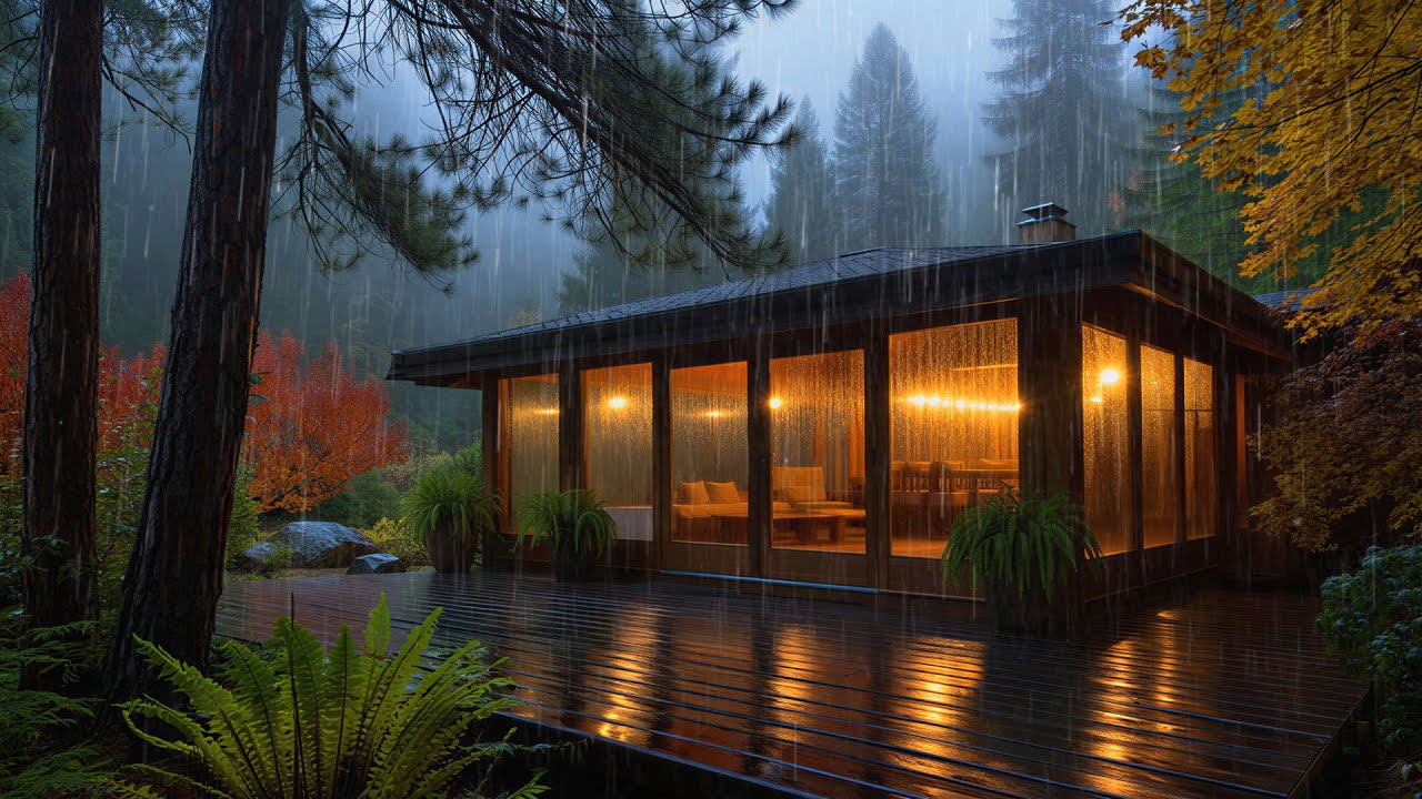 Soothing Heavy Rain & Thunderstorms for Deep Sleep & Relaxation | Rain for Sleep & Insomnia - ASMR