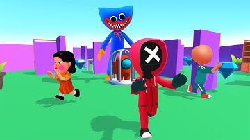 😱 Poppy Huggy - Hide 