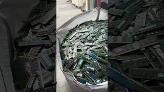 Gold edge memory from computers servers and laptops #ewaste #recycling #gold #computers