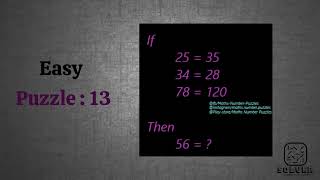 Easy Level - Puzzle 13 - Solutions - Math Number Puzzles - Puzzle Games - Solver by JT screenshot 3