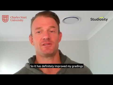 Charles Sturt University student Justin describes how Studiosity has made him a better writer.