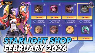 Starlight Shop Update February 2026 - Hilda Starlight, Zhuxin, Zhask, Lesley, Brody - Mobile Legends