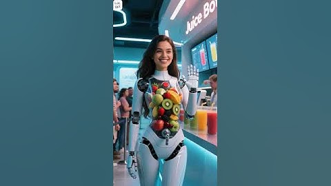 Rich Ketchup Dispenser Robot #futuristic #robot #technology #humanoid #ketchup #café #AI