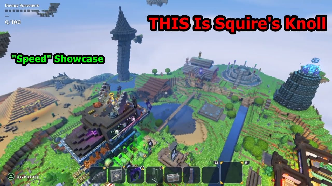 I Transformed Squire's Knoll | "Speed" Mass Build Showcase - Portal Knights