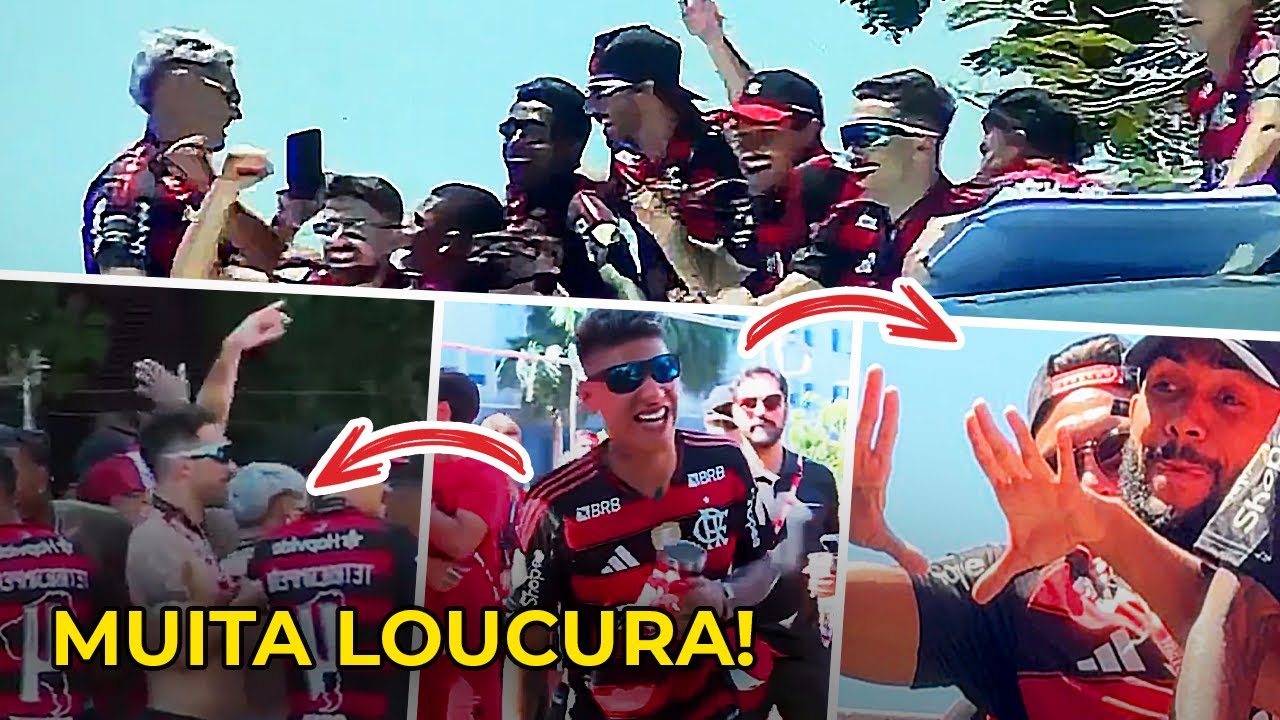 RESENHA ABSURDA DOS JOGADORES BEBAD0S NO TRIO ELÉTRICO DO FLAMENGO