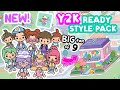 New update y2k ready style pack big family neon rainbow  toca boca house ideas  toca life world