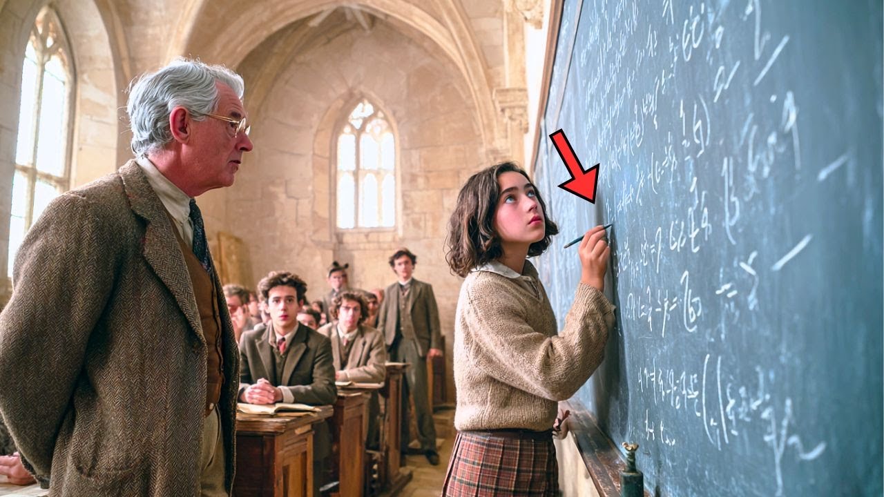 RAGAZZA INVISIBILE sorprende tutti: il PROFESSORE le dà un'EQUAZIONE IMPOSSIBILE e lei è un GENIO