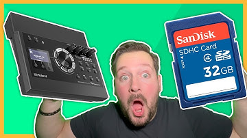 How to use an SD card on the Roland TD-17 module