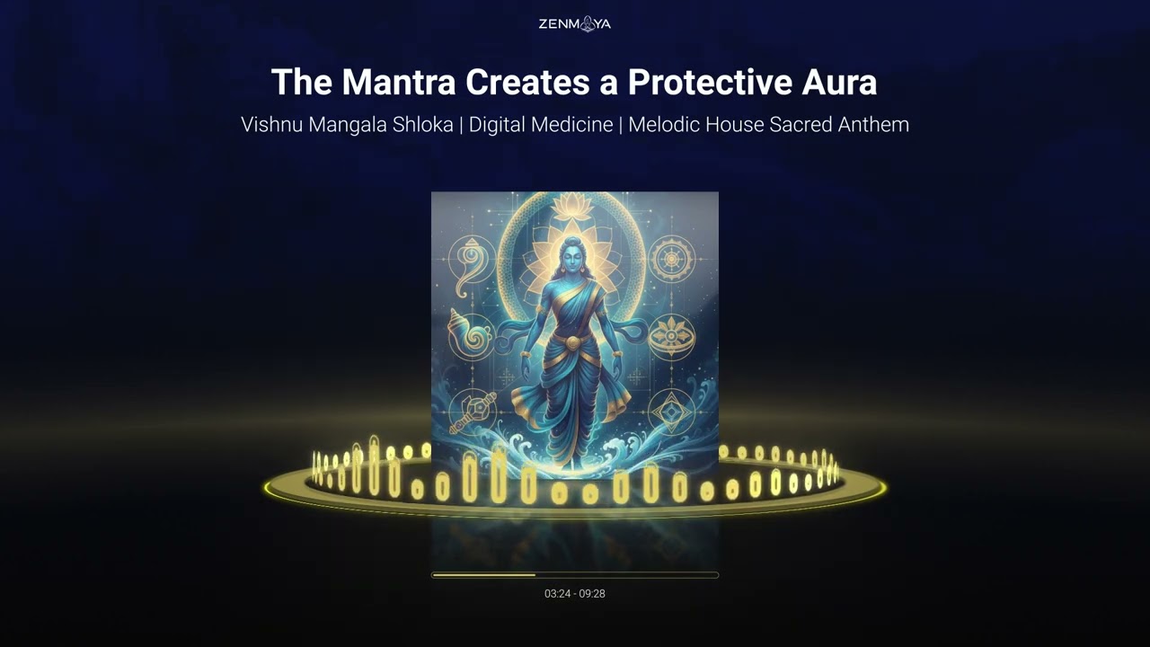 This Mantra creates a Protective Aura | Vishnu Mangala Shloka | Digital Medicine | Vedic Futurism