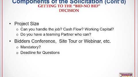 Proposal Preparation for Government Contractors