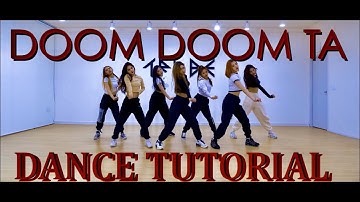 TRI.BE - DOOM DOOM TA Dance Practice Mirror Tutorial (SLOWED)