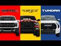 Which Pickup Is Best 2026: Ford Raptor R vs RAM TRX vs Toyota Tundra TRD Pro?