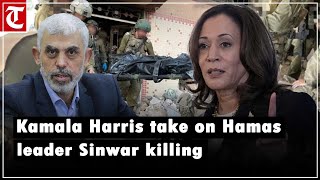Justice has been served', Kamala Harris' first reaction after killing of Hamas leader Yahya Sinwar