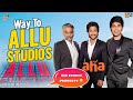 Way to Allu studios | Allu studios location |allu studios tour in Hyderabad |AlluArjun |Likith kella