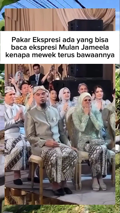Mulan Jameela seperti lebih terharu, kalau Bunda Maia bahagia banget liat Al Ghazali menikah