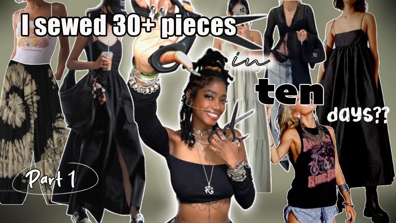 Can I Sew My Dream Summer Pinterest Board Inspired Wardrobe In TEN Days ? ✨ ft ReadYourHeart 💍♡