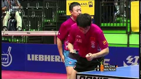 2011 Austrian Open (md-f) MA Lin  / ZHANG Jike Vs  MA Long / WANG Hao [Full 3/3]